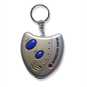 Digital Memo Recorder with Keychain