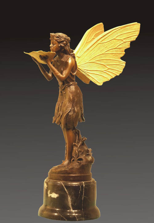 Bronze Carving - Angle Statue