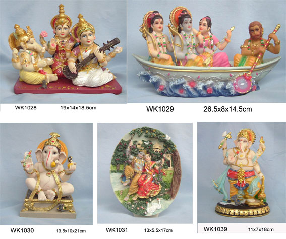 Polyresin Hindu God Statues(WK0290)